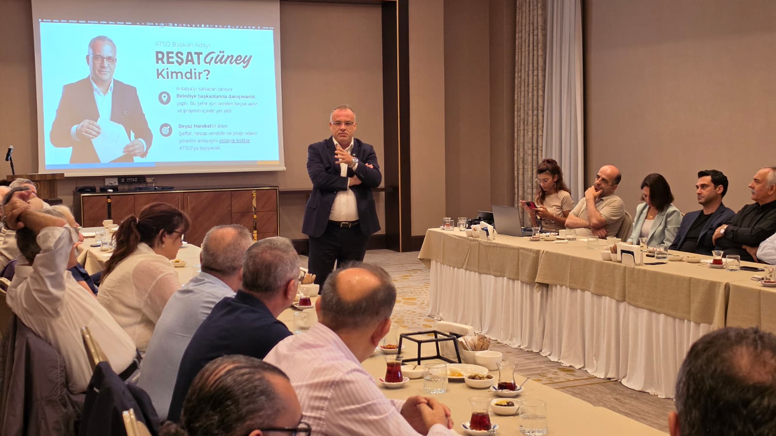 Reşat Güney’den diğer adaylara davet var: “ATSO için aynı masada buluşalım”